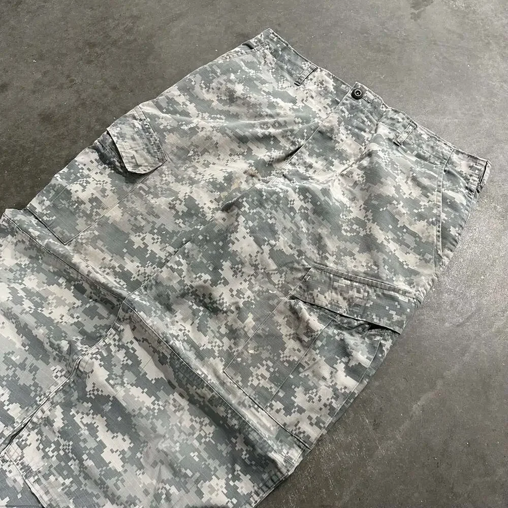 2000s U.S. Army ACU Camo Baggy Cargo Pants Military Trousers